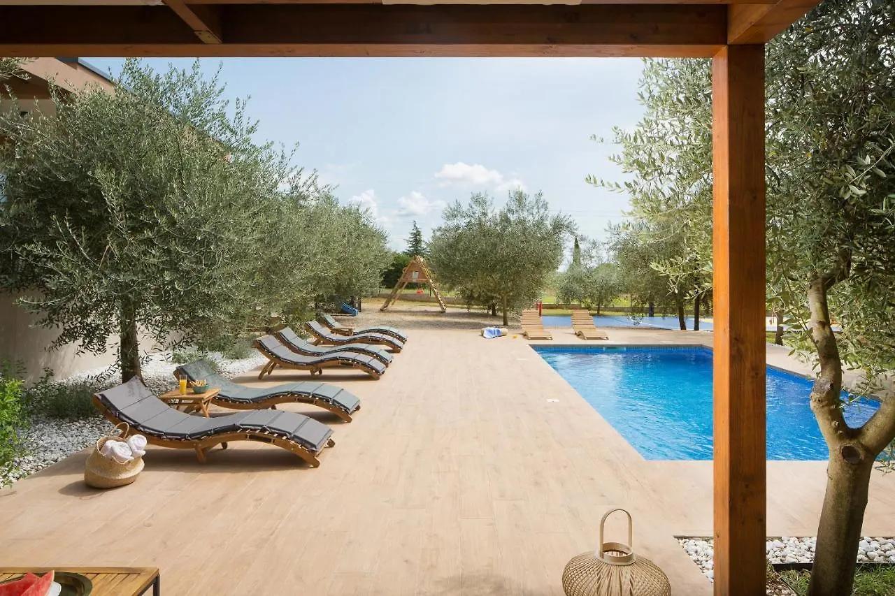 Villa Stanzietta Novigrad For 10 At Olive Orchard Croatia